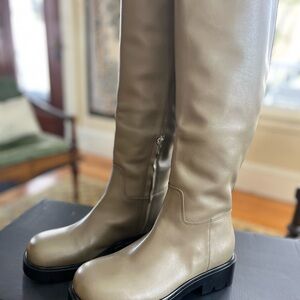 Marc Fisher Phidias Lugsole Boot olive green size 7